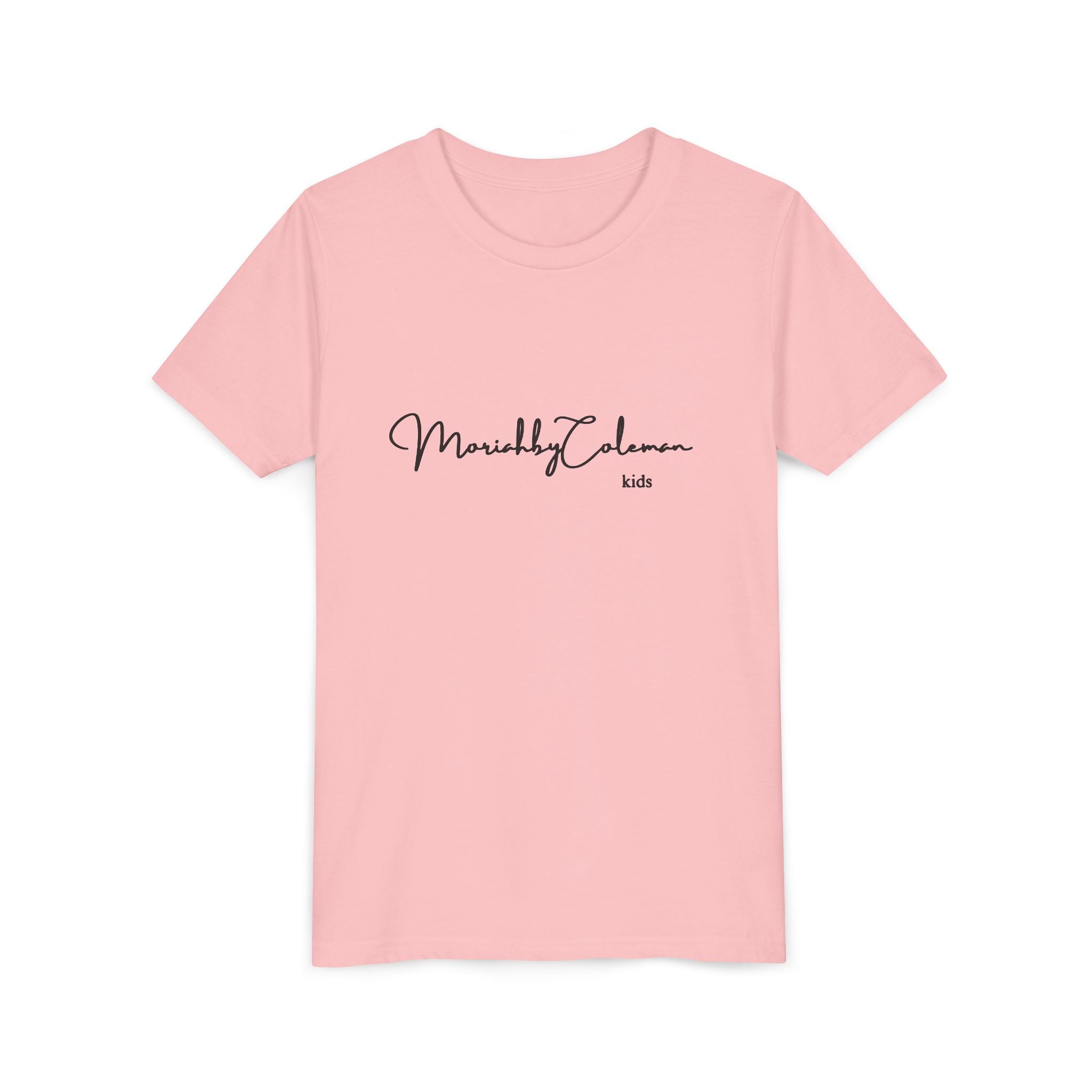 Stylish Youth Tee with Elegant Script Design, Perfect for Kids' Parties, Birthdays, Everyday Wear, Gift Ideas, and Family Photos