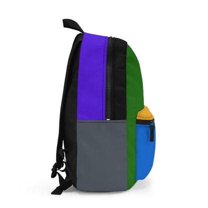 Colorful Multi-Compartment Backpack for School and Travel