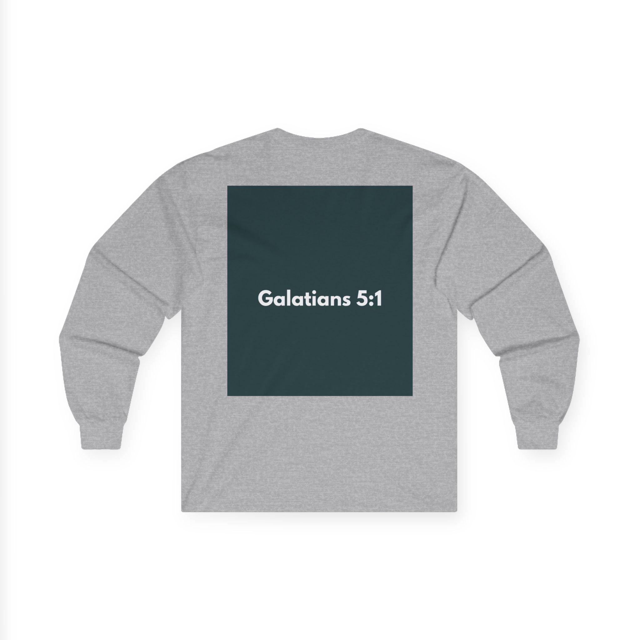 Galatians 5:1 Inspirational Long Sleeve Tee