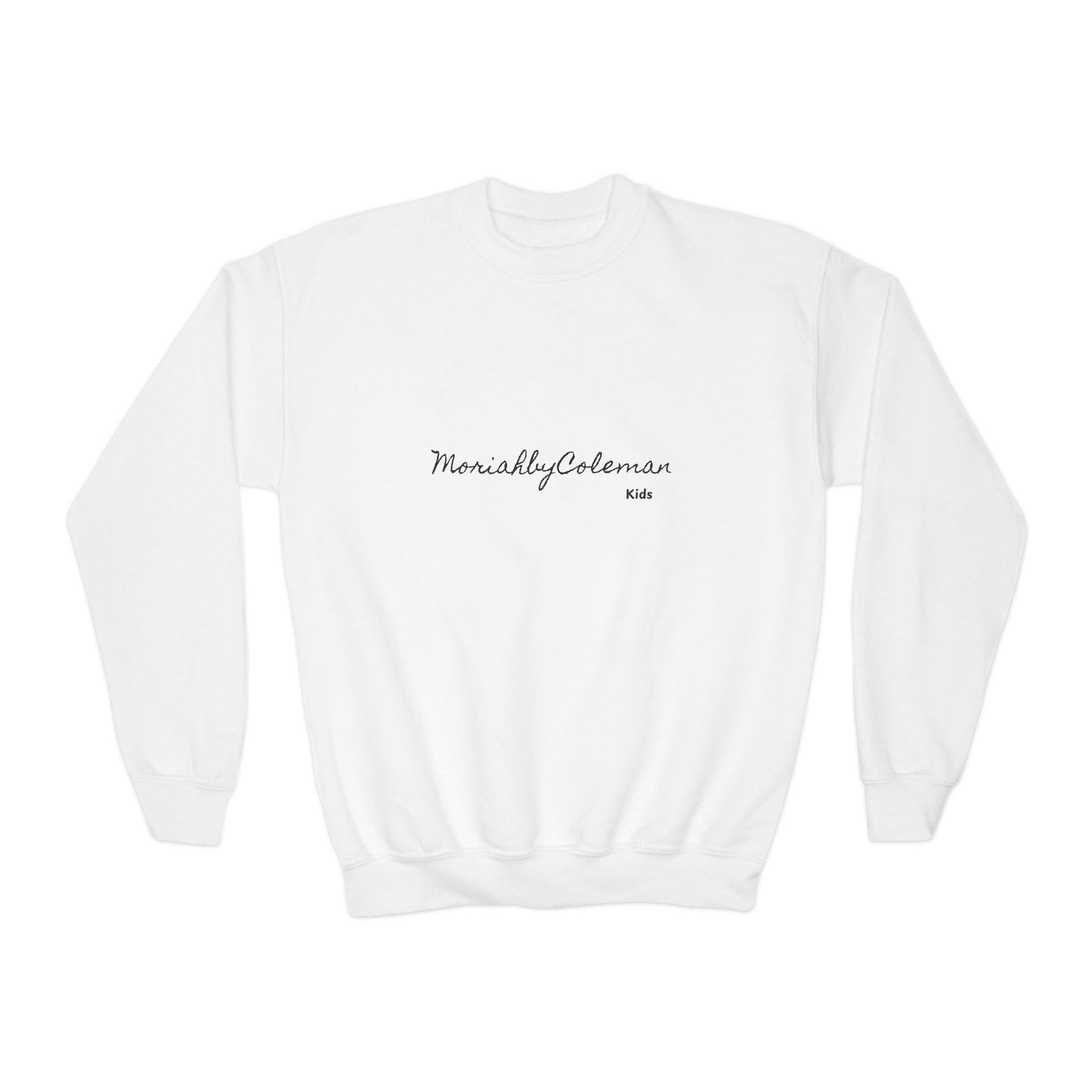 Happy Youth Crewneck Sweatshirt - Bright & Cheerful Comfort for Kids