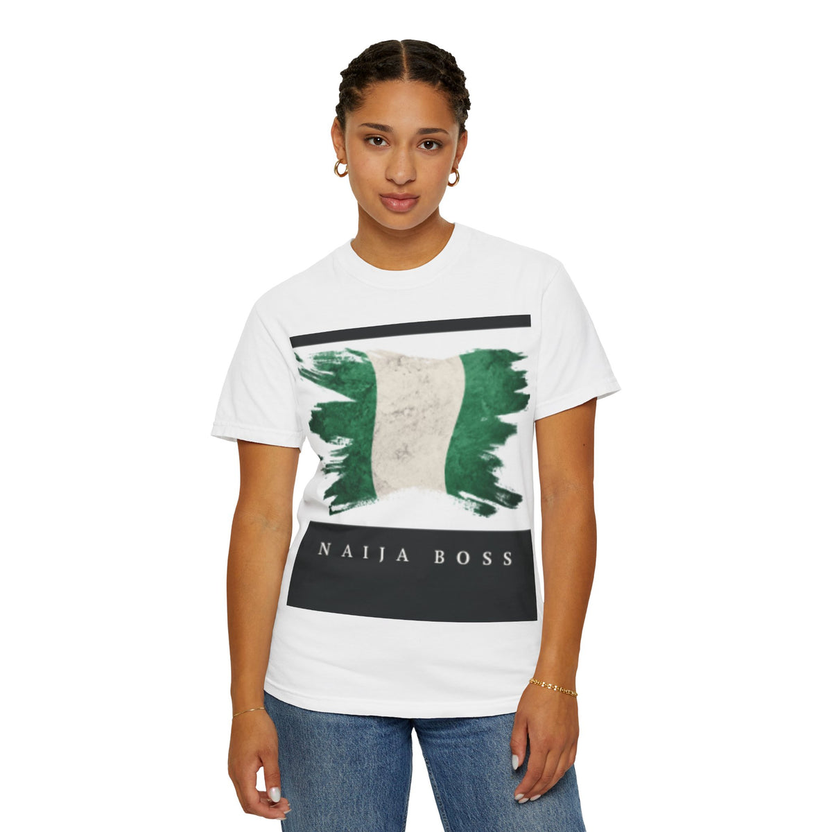 Unisex Nigerian Flag T-Shirt - Naija Boss Graphic Tee