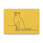 Modern Cat Canvas Gallery Wrap - Minimalist Art for Cat Lovers