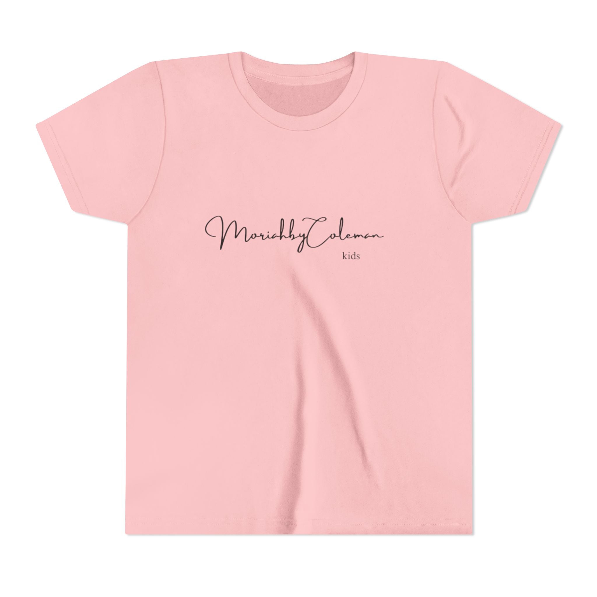 Stylish Youth Tee with Elegant Script Design, Perfect for Kids' Parties, Birthdays, Everyday Wear, Gift Ideas, and Family Photos