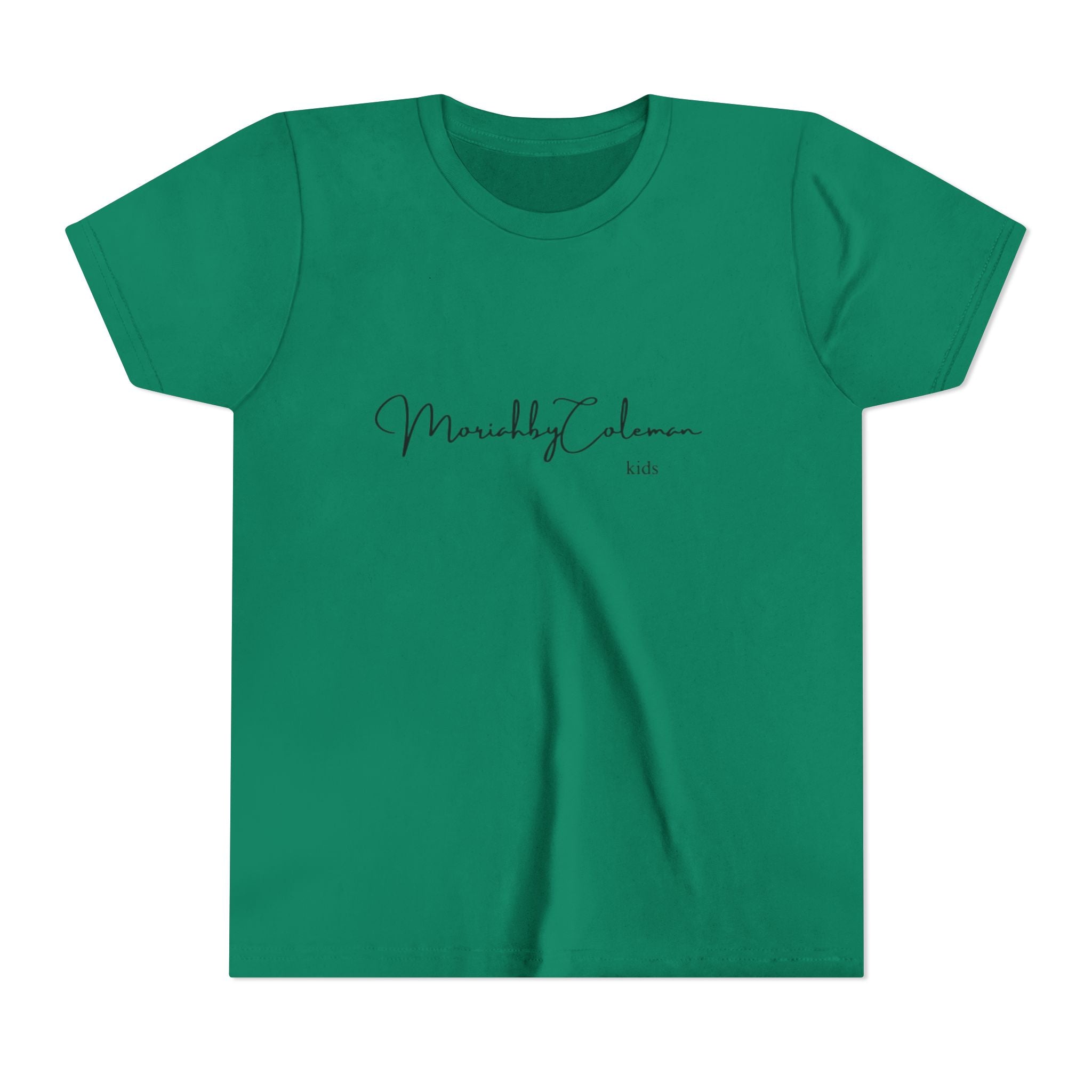 Stylish Youth Tee with Elegant Script Design, Perfect for Kids' Parties, Birthdays, Everyday Wear, Gift Ideas, and Family Photos
