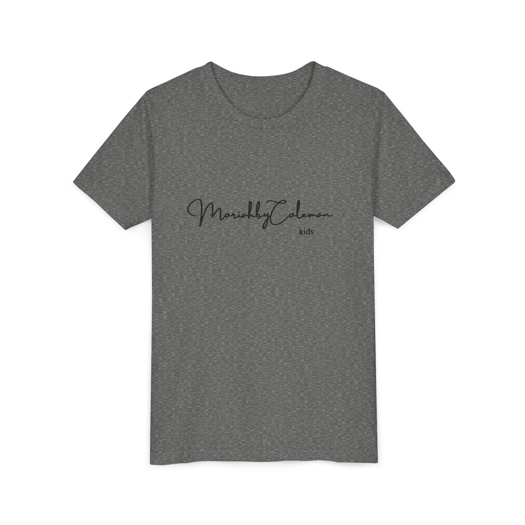 Stylish Youth Tee with Elegant Script Design, Perfect for Kids' Parties, Birthdays, Everyday Wear, Gift Ideas, and Family Photos