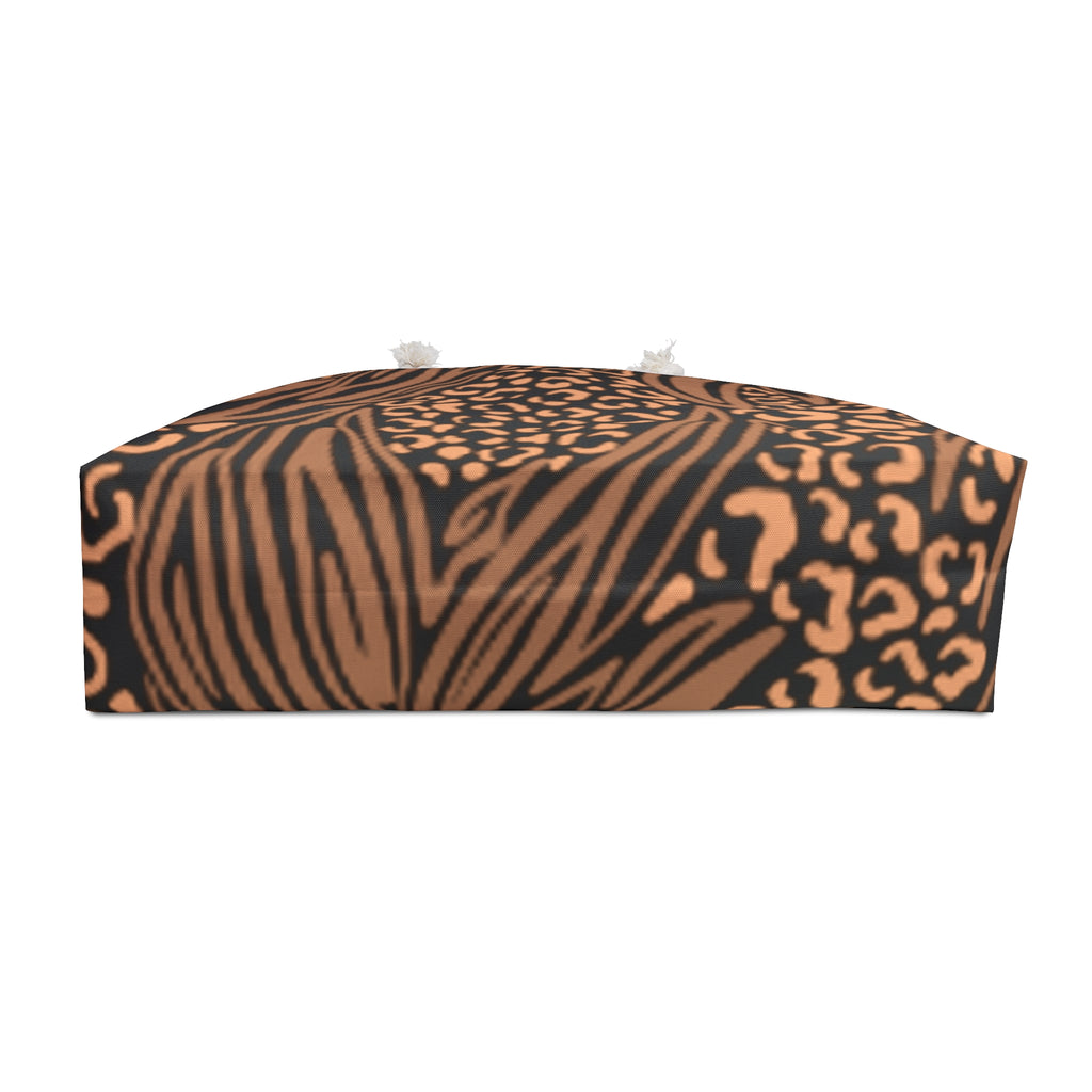 Chic Leopard Print Weekender Bag - Stylish Travel Tote for Weekend Getaways