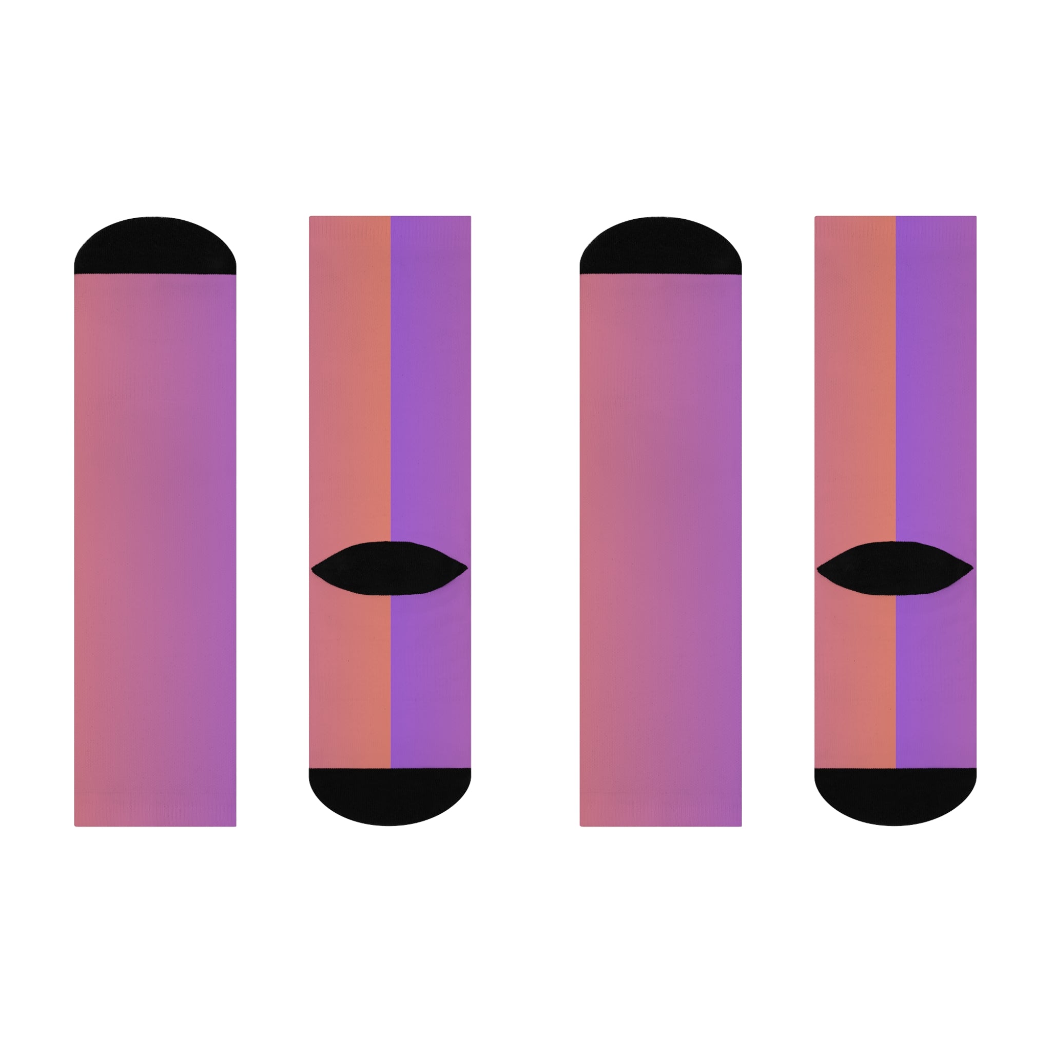 Colorful Cushioned Crew Socks - Soft, Stylish Footwear for Comfort Lovers