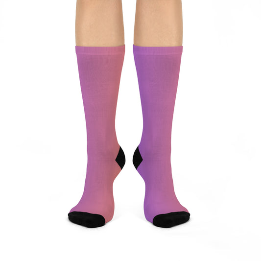 Colorful Cushioned Crew Socks - Soft, Stylish Footwear for Comfort Lovers