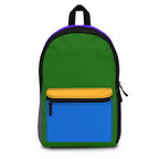 Colorful Multi-Compartment Backpack for School and Travel