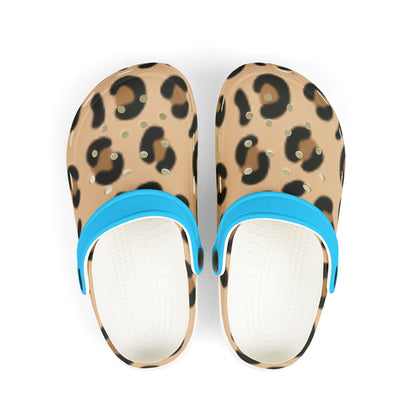 Kids' Stylish Leopard Print EVA Foam Clogs for Summer Fun