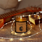 Coconut Apricot Scented Candle - "The Lion of Judah Will Reign Forever"
