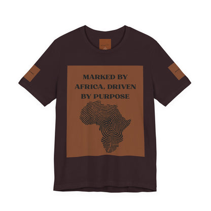 Marked by Africa Unisex Jersey Tee - Driven by Purpose Graphic Shirt