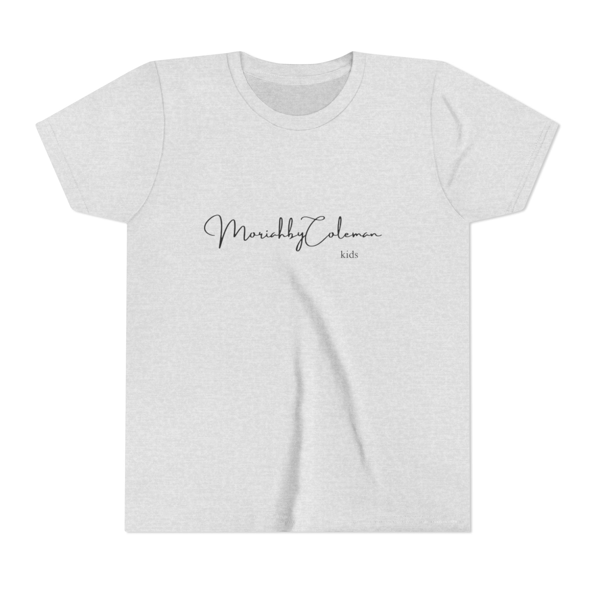 Stylish Youth Tee with Elegant Script Design, Perfect for Kids' Parties, Birthdays, Everyday Wear, Gift Ideas, and Family Photos