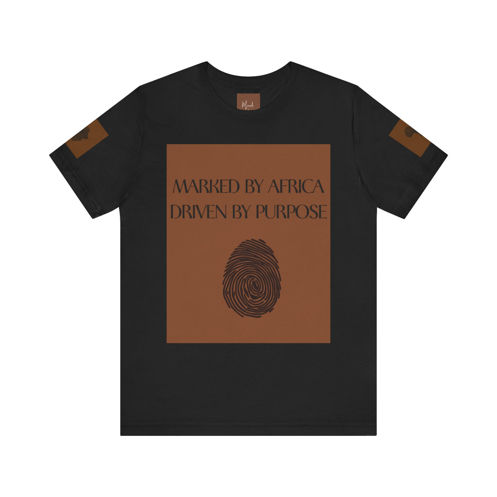 Marked by Africa Unisex Jersey Tee - Driven by Purpose Graphic Shirt