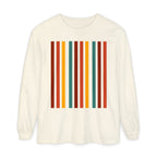 Retro Striped Unisex Long Sleeve T-Shirt - Perfect for Fall & Casual Outings