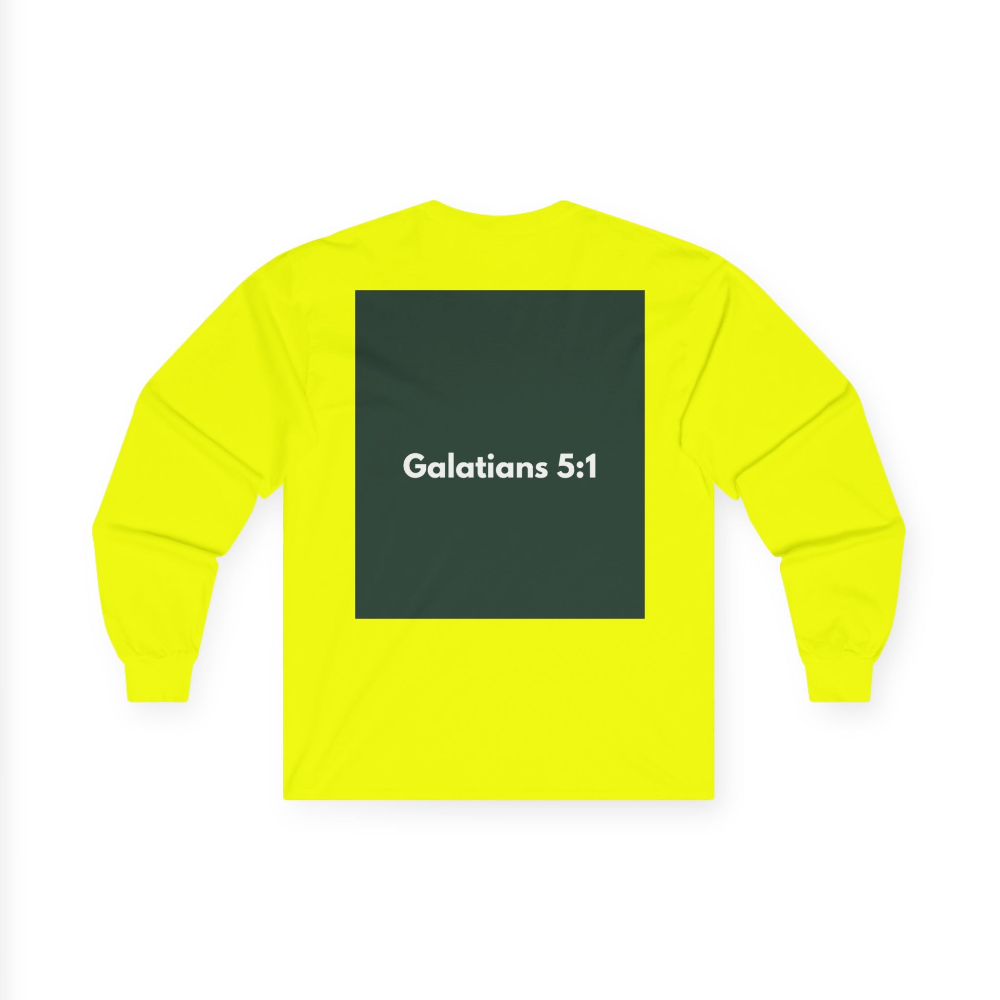 Galatians 5:1 Inspirational Long Sleeve Tee
