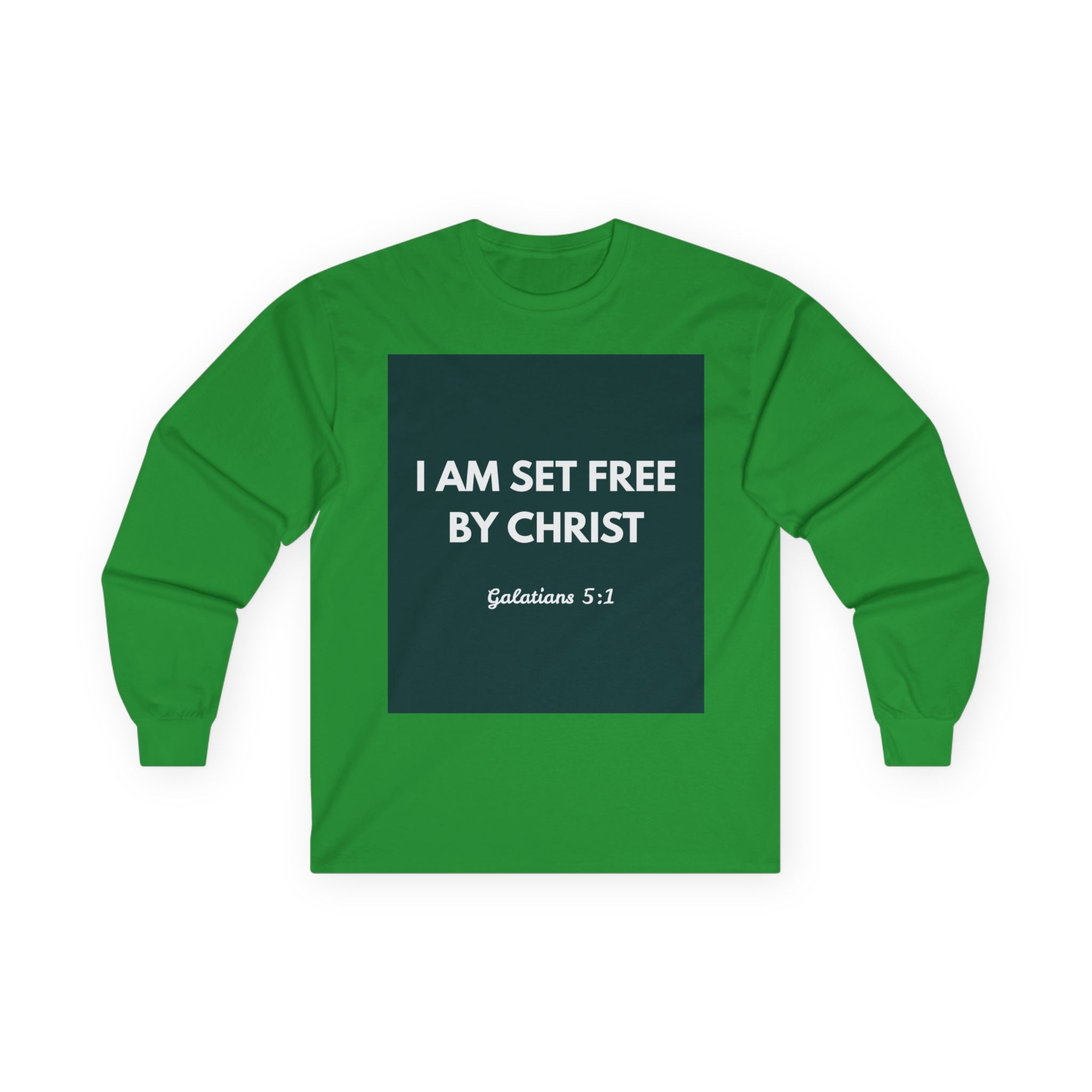 Galatians 5:1 Inspirational Long Sleeve Tee