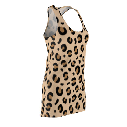 Leopard Print Women's Racerback Dress - Stylish Summer Fashion