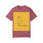 Minimalist Cat Line Art Unisex T-shirt - Perfect Gift for Animal Lovers