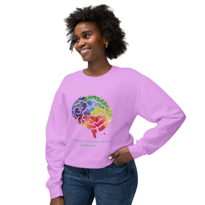 God's Wisdom Rainbow Crewneck Sweatshirt - Unisex Inspirational Apparel