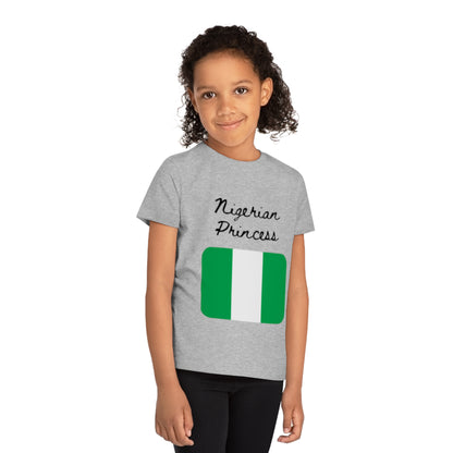 Nigerian Princess Kids' T-Shirt - Celebrate Heritage and Culture