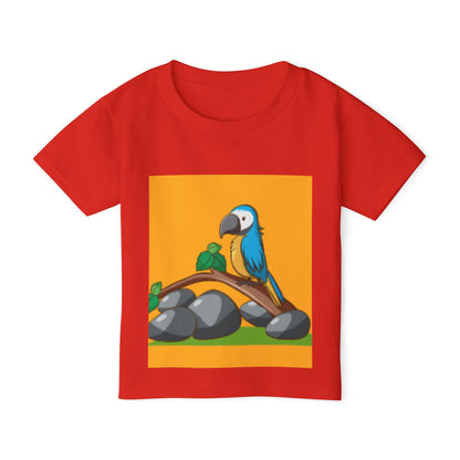 Cute Toddler T-Shirt with Colorful Parrot Design