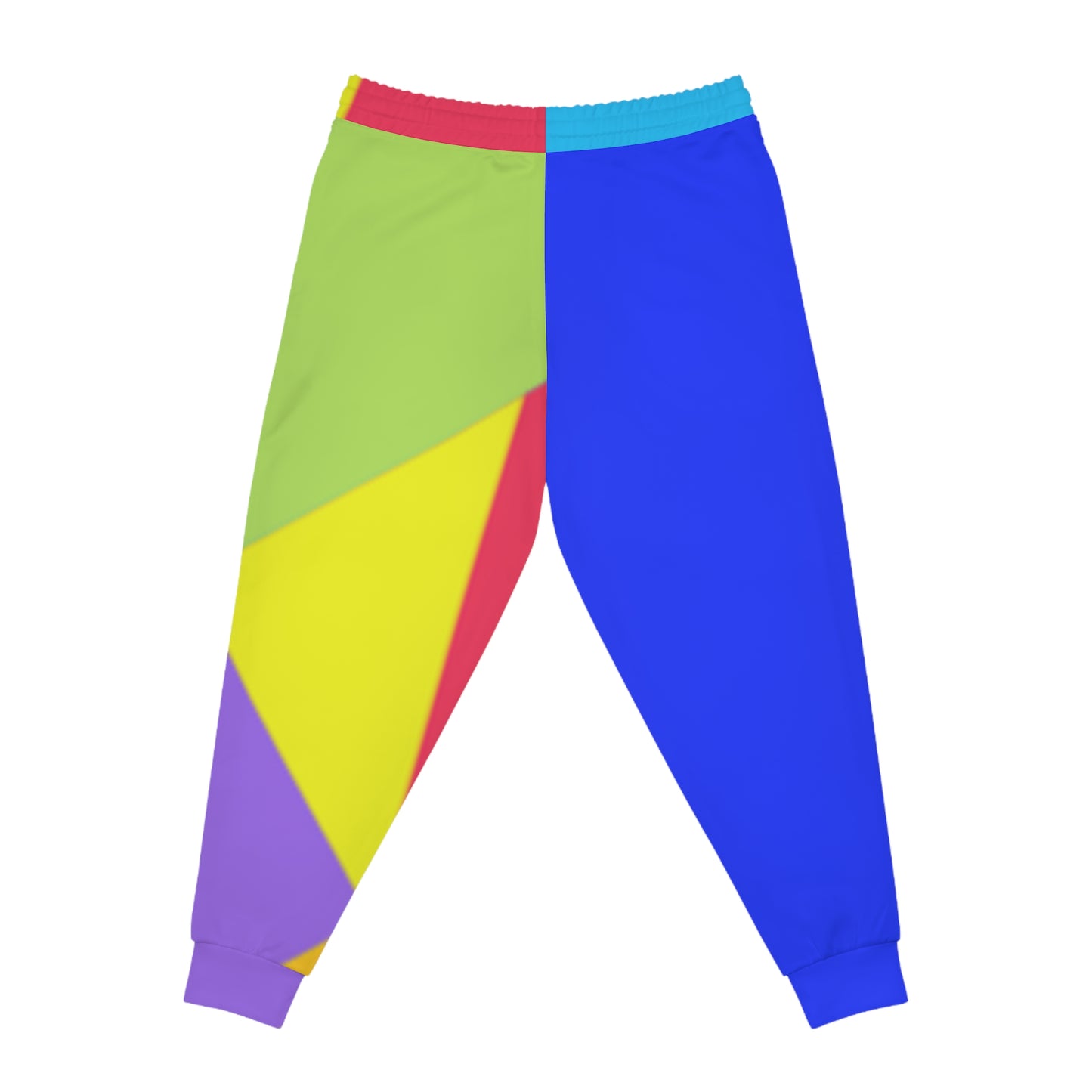 Vibrant Color-Block Athletic Joggers for Active Lifestyle