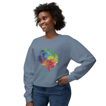 God's Wisdom Rainbow Crewneck Sweatshirt - Unisex Inspirational Apparel