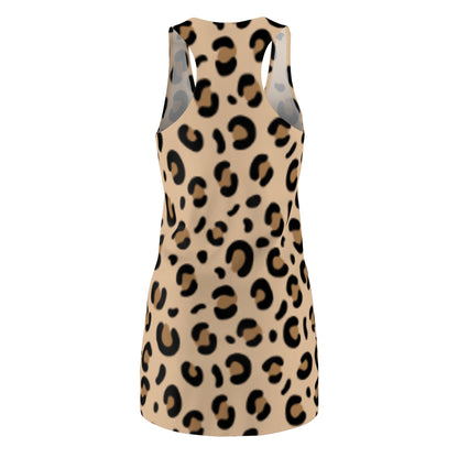 Leopard Print Women's Racerback Dress - Stylish Summer Fashion