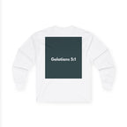 Galatians 5:1 Inspirational Long Sleeve Tee