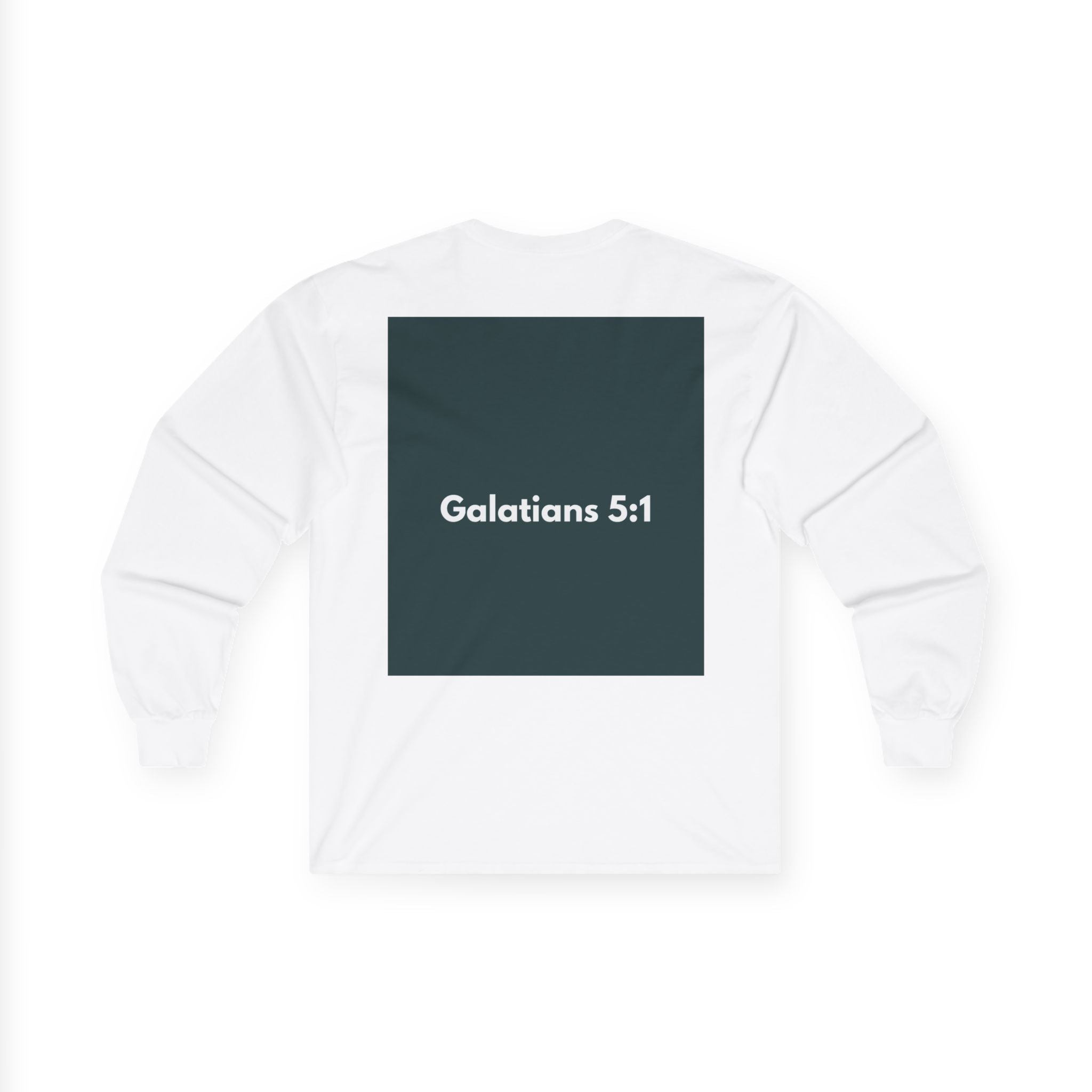 Galatians 5:1 Inspirational Long Sleeve Tee