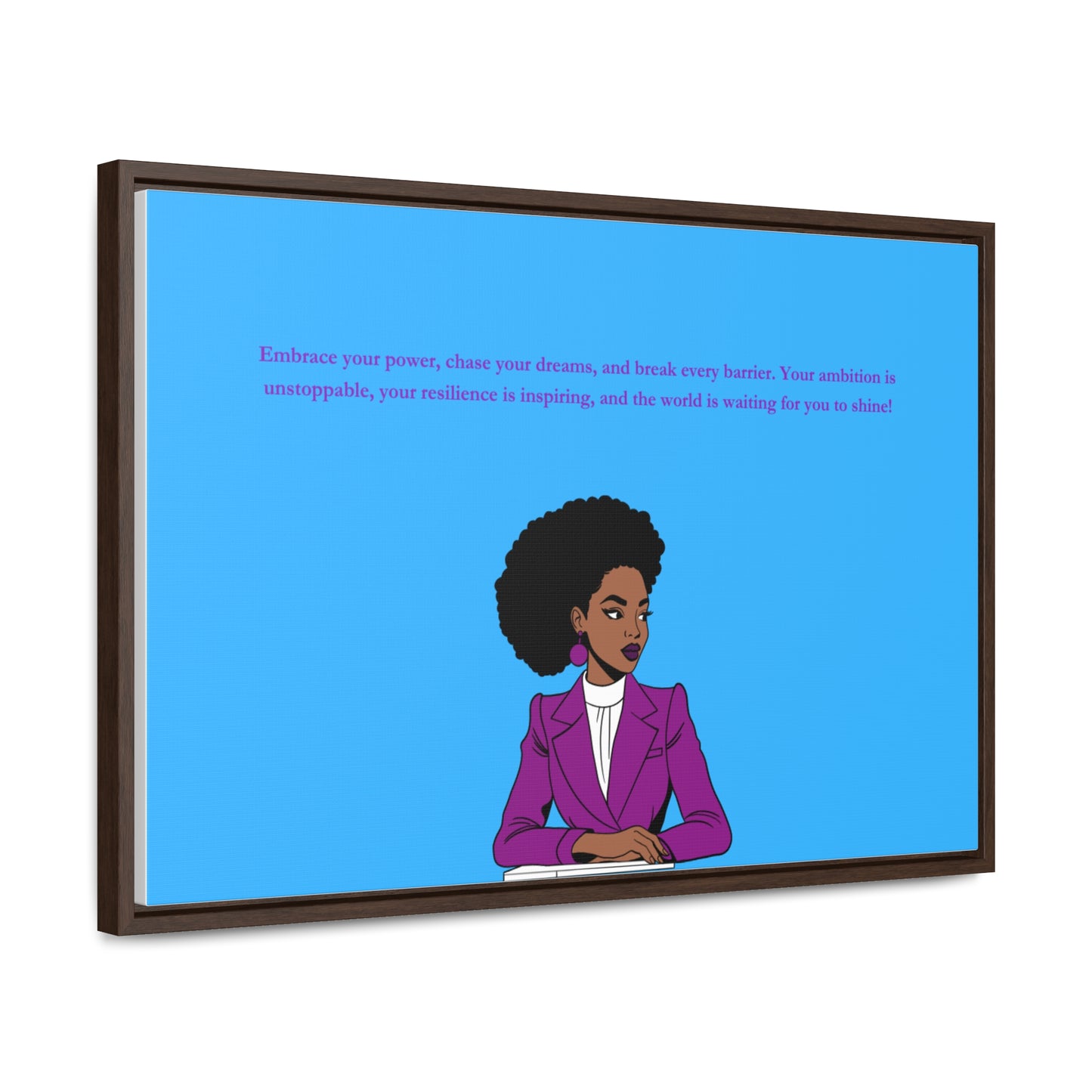 Empowering Gallery Canvas Wrap - Inspiring Wall Art for Dreamers