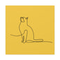 Modern Cat Canvas Gallery Wrap - Minimalist Art for Cat Lovers