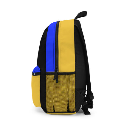 Stylish Colorblock Backpack - Perfect for School & Travel