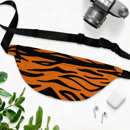 Orange Tiger Stripe Fanny Pack