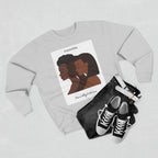 Irresistible Crewneck Sweatshirt, Black Woman Sweatshirt, Women's Fashion Top, Casual Layering, Gift for Her, Streetwear Style