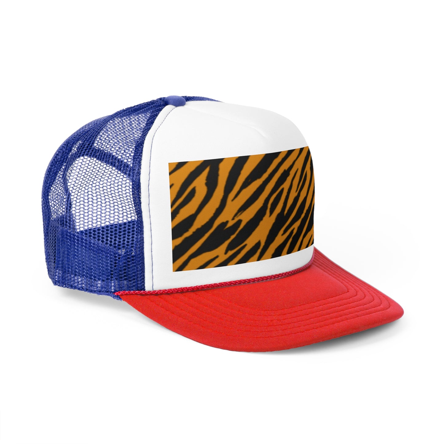 Stylish Tiger Print Trucker Cap - Trendy Outdoor Hat