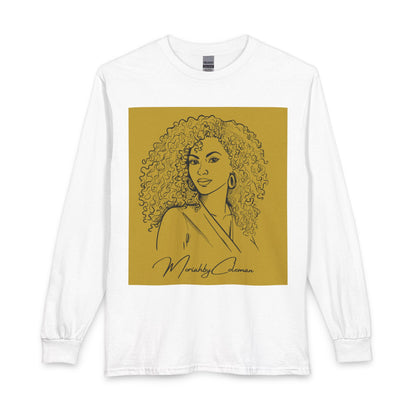 Curly Queen Portrait Long Sleeve Tee
