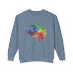 God's Wisdom Rainbow Crewneck Sweatshirt - Unisex Inspirational Apparel