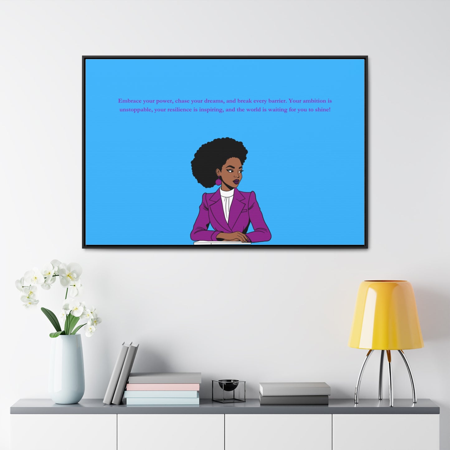 Empowering Gallery Canvas Wrap - Inspiring Wall Art for Dreamers