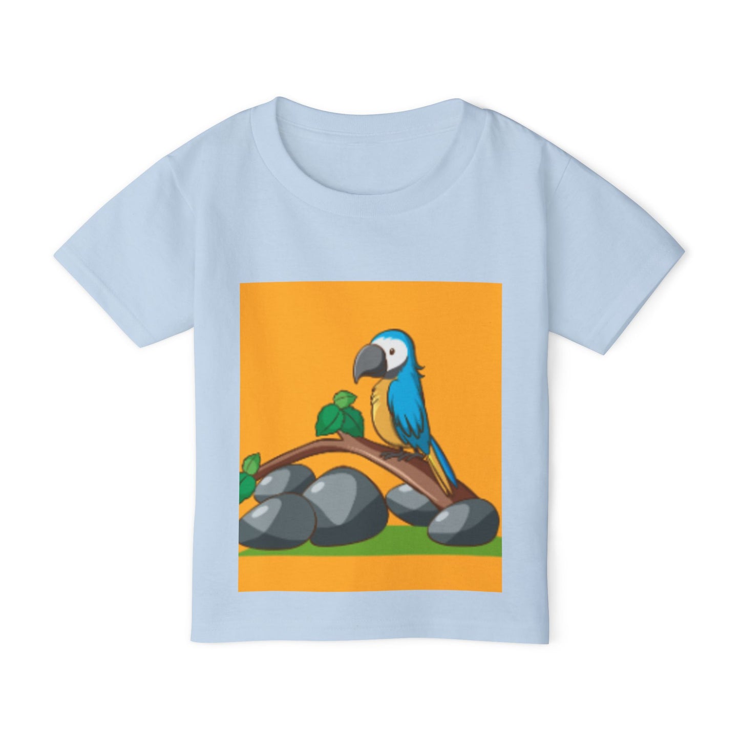 Cute Toddler T-Shirt with Colorful Parrot Design