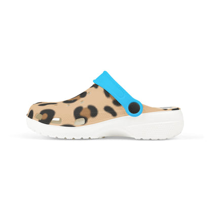 Kids' Stylish Leopard Print EVA Foam Clogs for Summer Fun